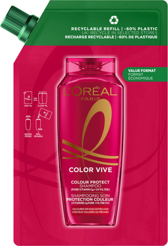 Elvital Color Vive Shampoo Refill 500 ml