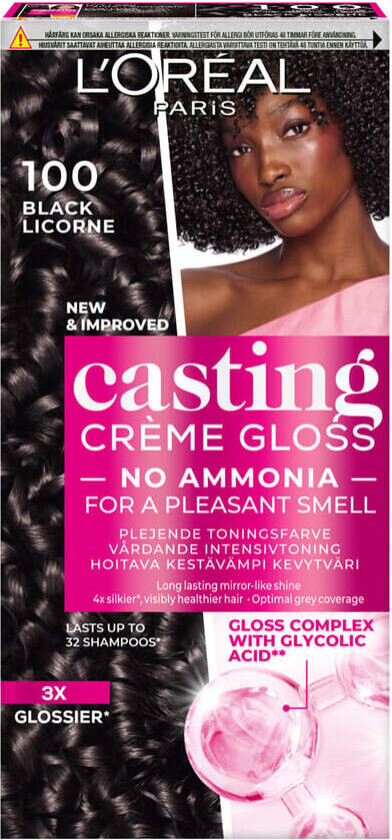 Casting Crème Gloss 100 Black Licorne