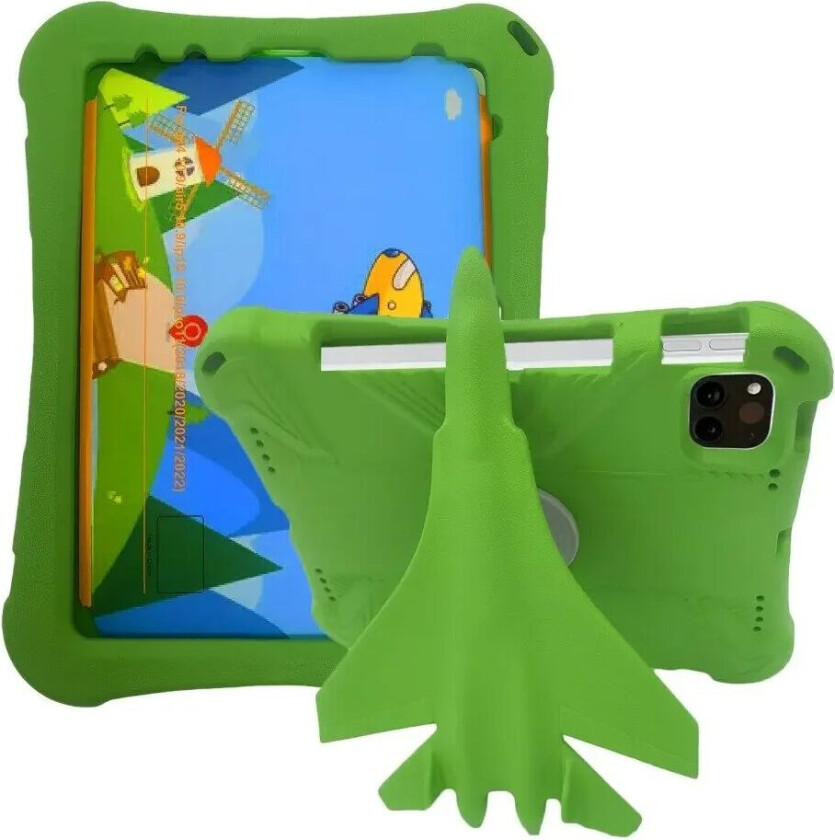 iPad Air (2022/2020) / Pro 11" (2022 / 2021 / 2020) - Fly Deksel m. Ståfunksjon - Grønn