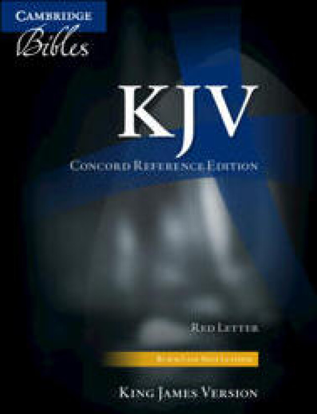 KJV Concord Reference Bible, Black Calf Split Leather, Red-letter Text, Thumb Index, KJ564:XRI