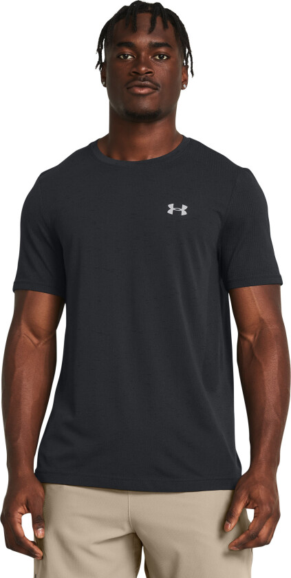 Men's UA Vanish Seamless Short Sleeve Black S, Black