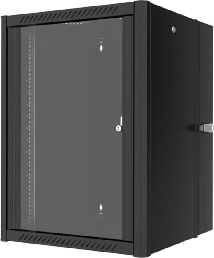 By Logon - Rack Skap - 60 X 60, Double, Pro - Veggmonterbar - Svart, Ral 9005 - 16U - 19"