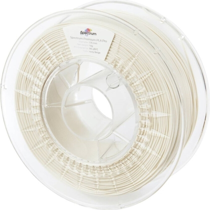Spectrum Filaments 80421 Pla Pro Filament Pla Pro Slagfast 1.75 Mm 1000 G Ivory Beige, Beige 1 Stk