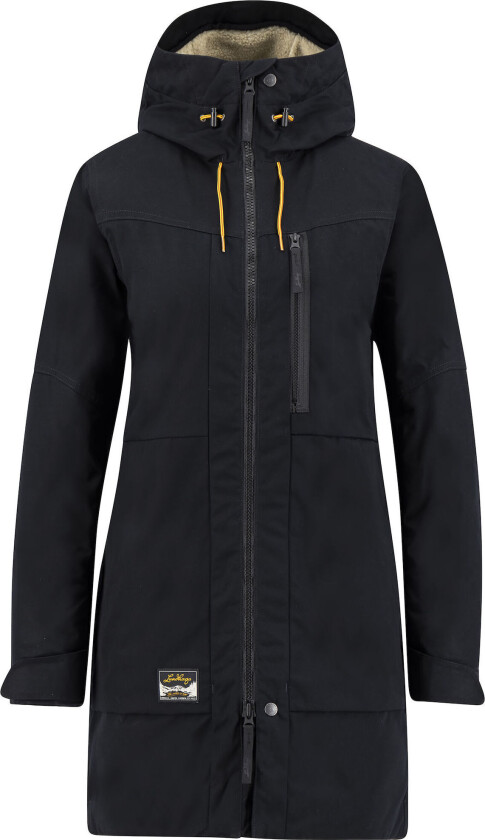Women's Knak Pile Parka L, Black