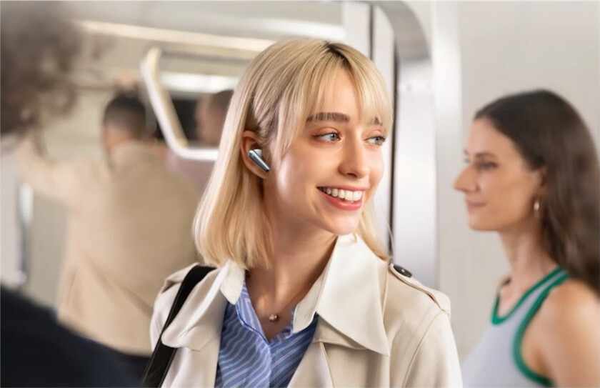 Soundcore Liberty 4 Pro - True Wireless-Hodetelefoner Med Mikrofon - I Øret - Bluetooth - Aktiv Støydemping - Hvit