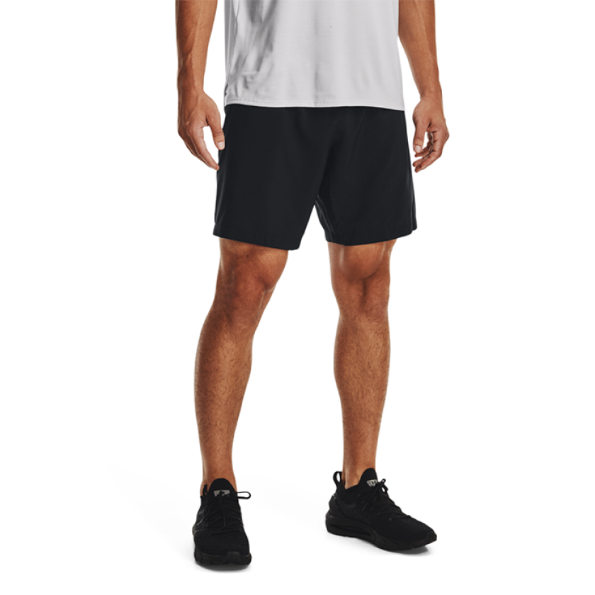 Bilde av Woven Graphic Shorts, treningsshorts, herre Black /  / White