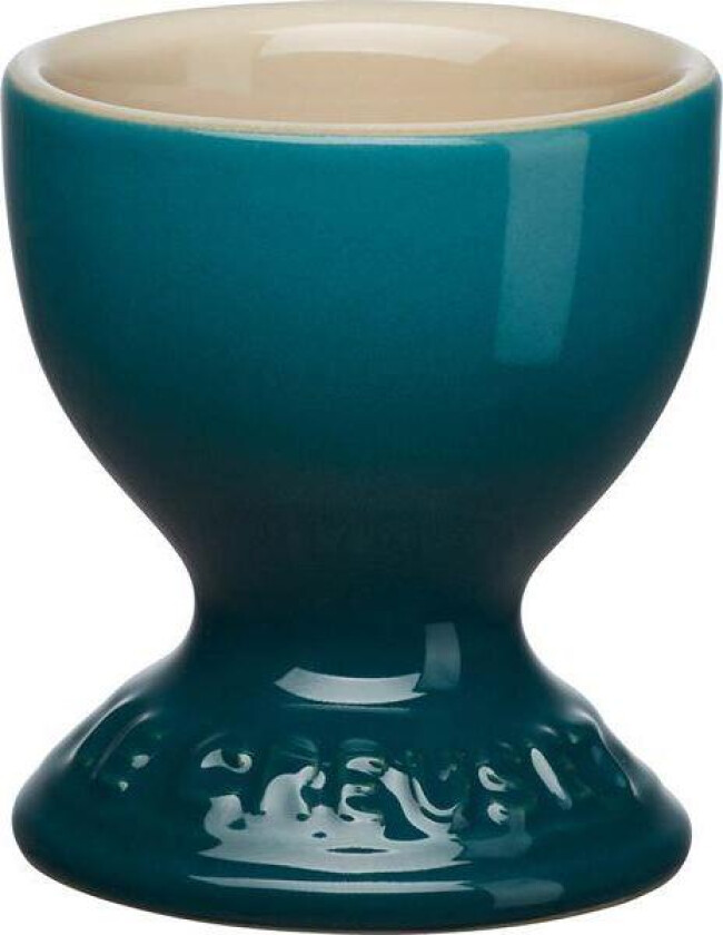 Eggeglass stengods deep teal