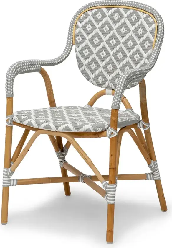 Holmenäs Kaféstol Grå 2-pakning