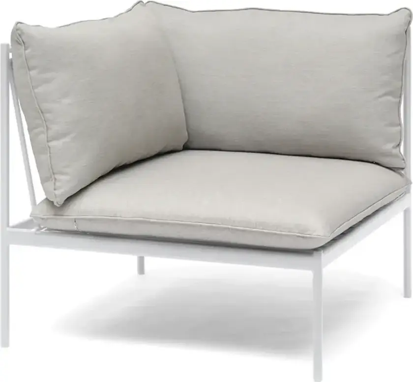 Bolmsö hjørnemodul hvit