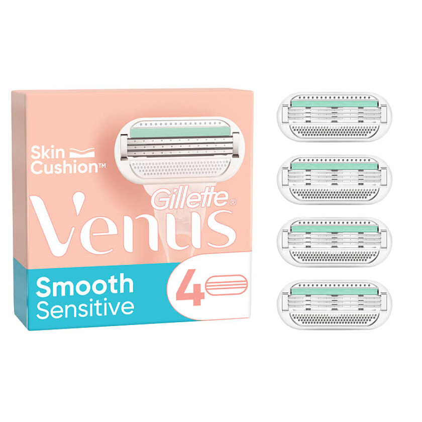 Gillette Barberblader Venus Smooth Sensitiv 4bl.
