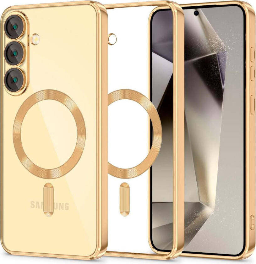 Samsung Galaxy S25+ (Plus) Tech-Protect MagFlex Deksel - MagSafe Kompatibel - Gull