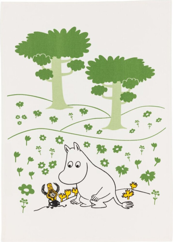 Bilde av Mummi kjøkkenhåndkle Mumintrollet 50x70 cm