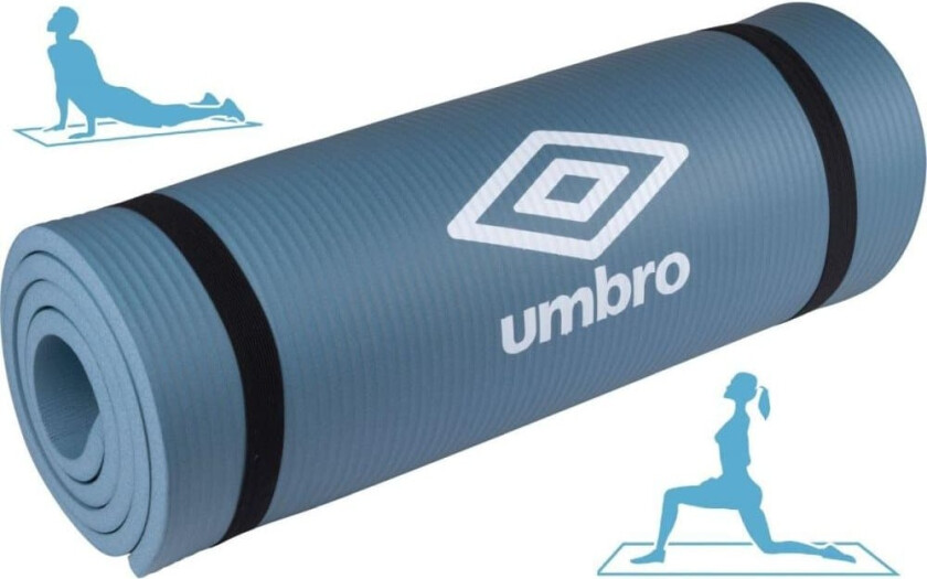 Treningsmatte nbr anti-skli 190x58x1,5 cm umbro