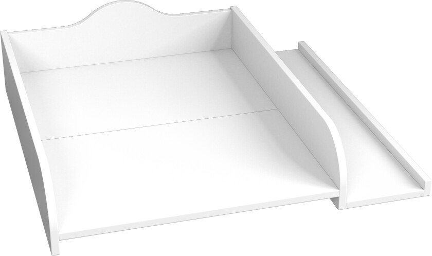 VCM NORDIC Malira L stellebord - hvitt tre (81x72)