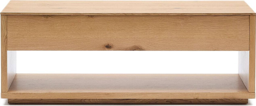 LAFORMA Alguema heve-senke sofabord, m. oppbevaring - naturlig eikefiner (120x60)