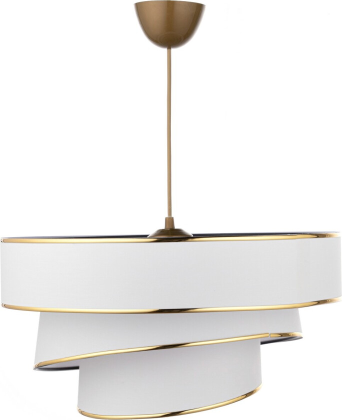 Couper taklampe - bomull og gull