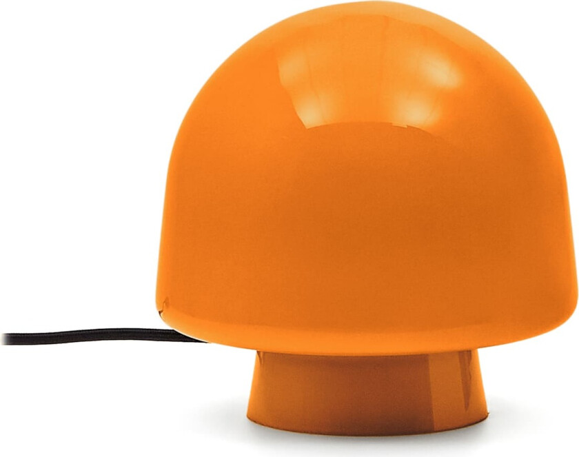 LAFORMA Reig bordlampe, rund - oransje glass (Ø20)