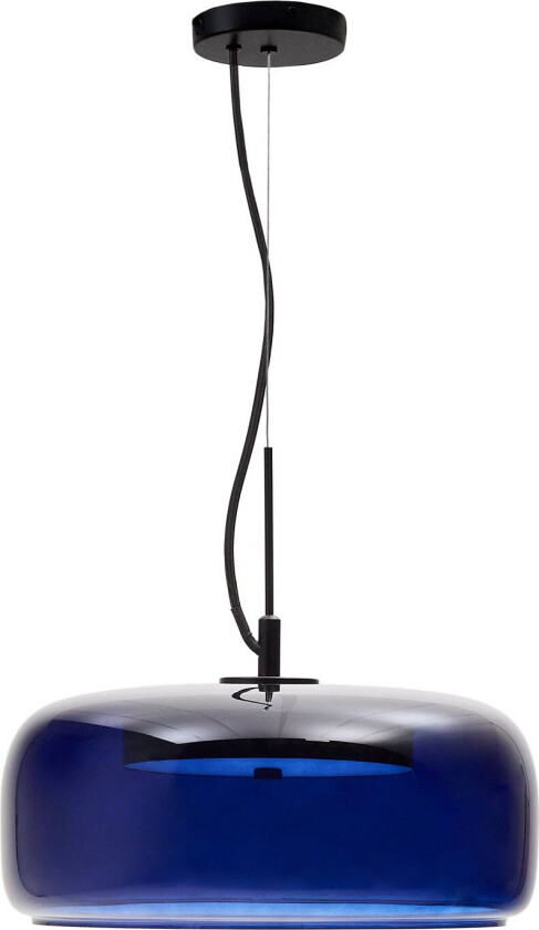 LAFORMA Reig taklampe, rund - blått glass (Ø38)