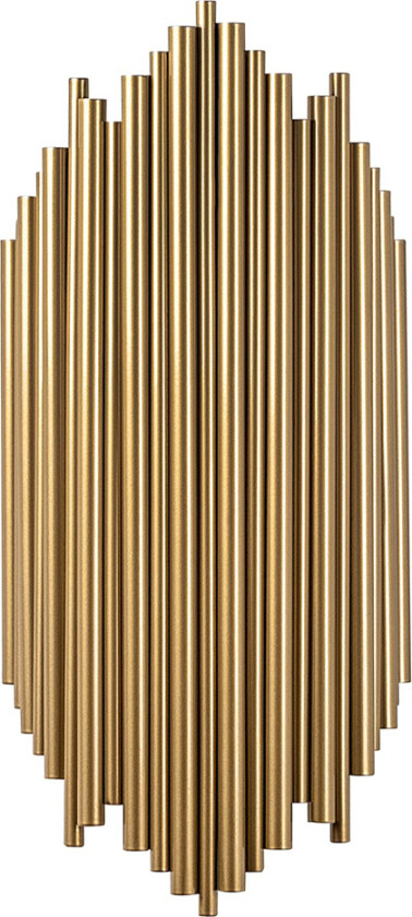 Kara vegglampe - gull metall