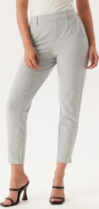 Objlisa Slim Pant Light Grey Melange 44