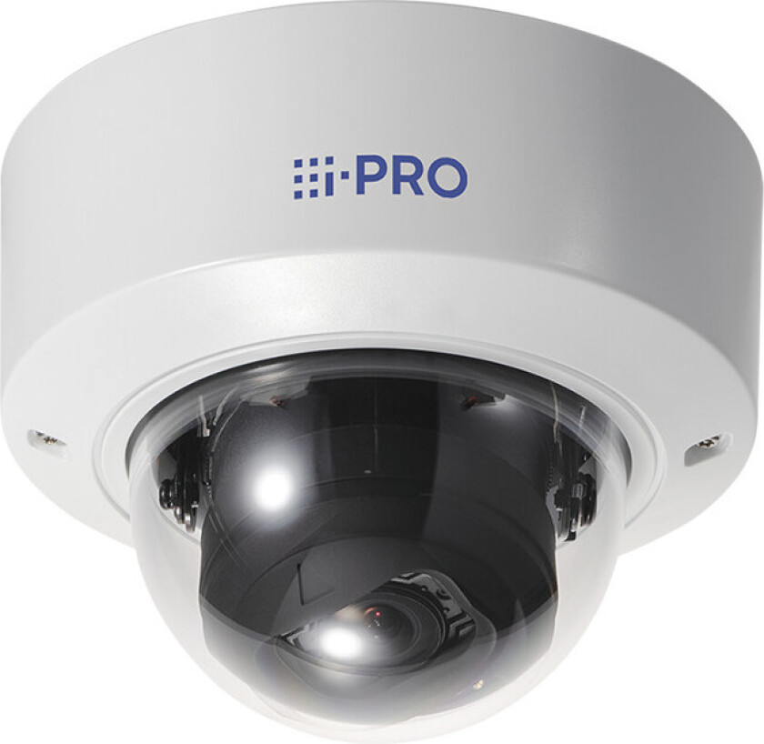 I-PRO OPREMA WV-S22500-V3L Dome overvåkingskamera, 5MP, AI, innendørs, Vandal motstandsdyktig