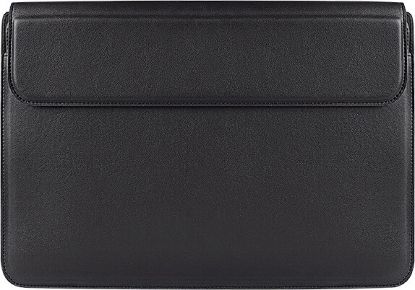 bærbar veske for MacBook Svart - Syntetisk lær (15,4")