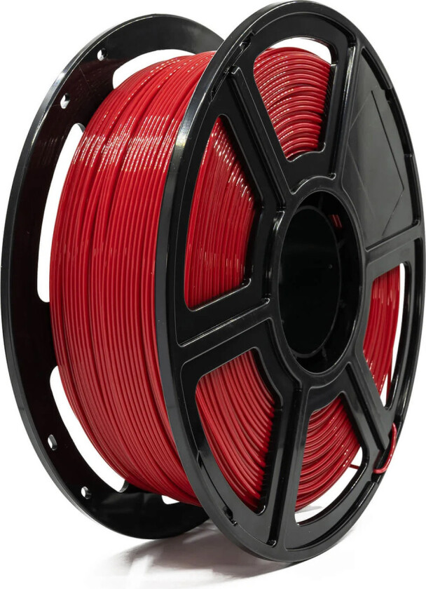 PLA-A Filament 1000g (gjennomsiktig rød)