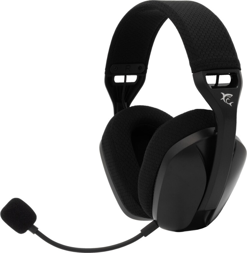 Hvit Shark WGH-2442 Hodetelefoner Butterfly Svart