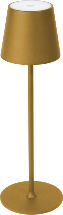 45927 Bordlampe LED Vanntett Oppladbar (gull)