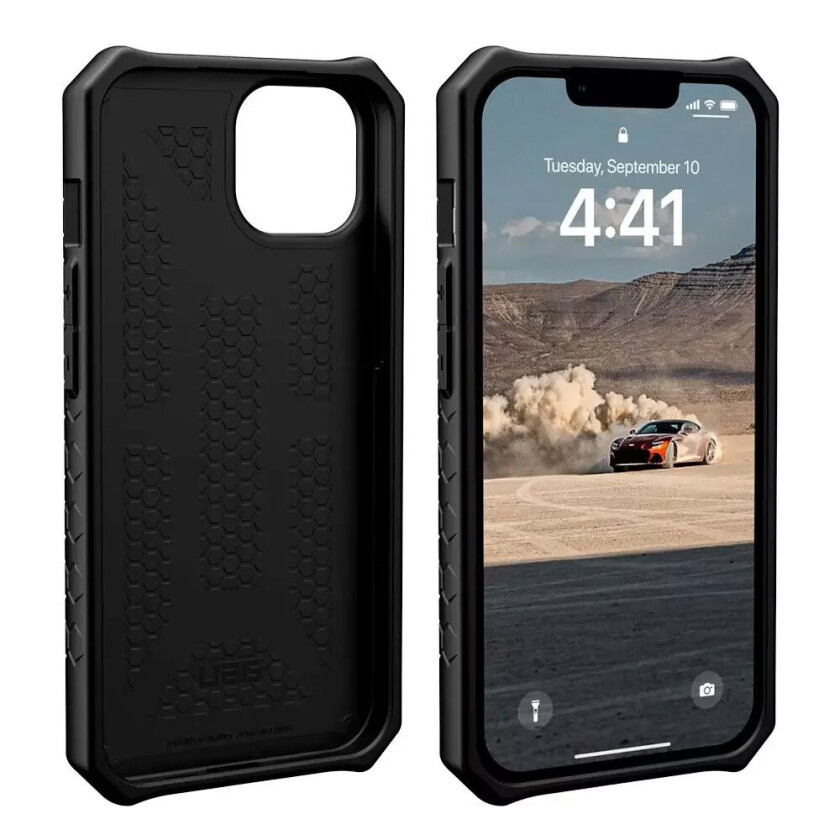 iPhone 14 / 13 MONARCH Pro Series Deksel - Karbonfiber - Svart