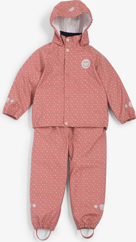 Jolly Print Rain Set Kids Pink
