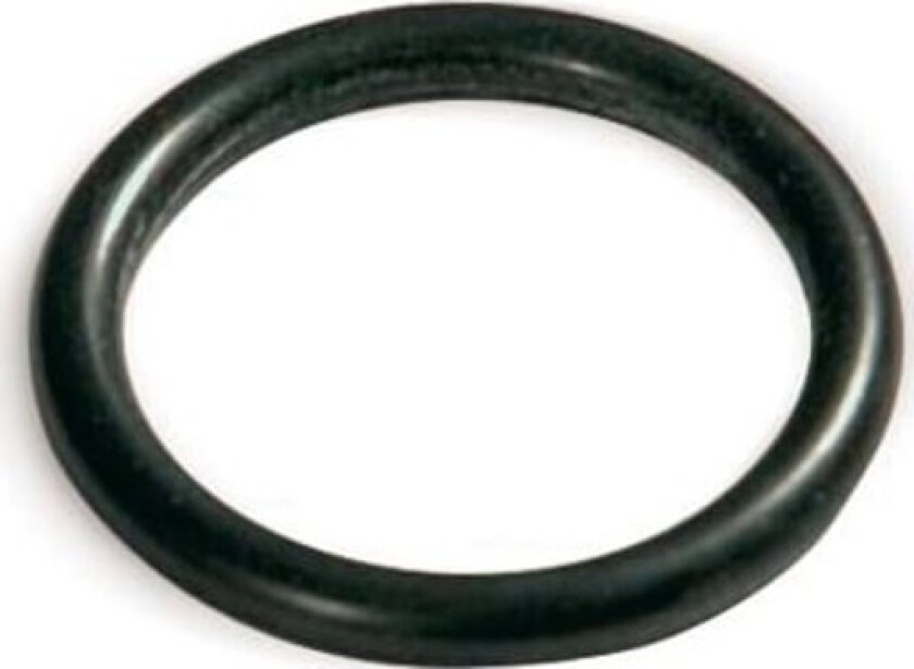 28 mm Inox/Stål O-ring sort