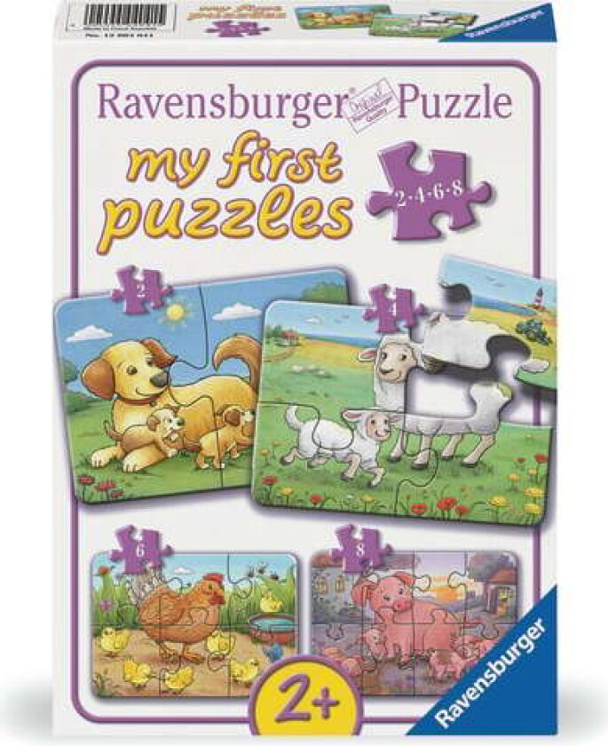 Farm Animal Families 2/4/6/8p - (12004041)