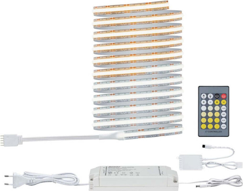 MaxLED 1000 LED Strip Full-Line COB Basic Set 25,5W 2700-6500 Kelvin - 3 meter - Hvit