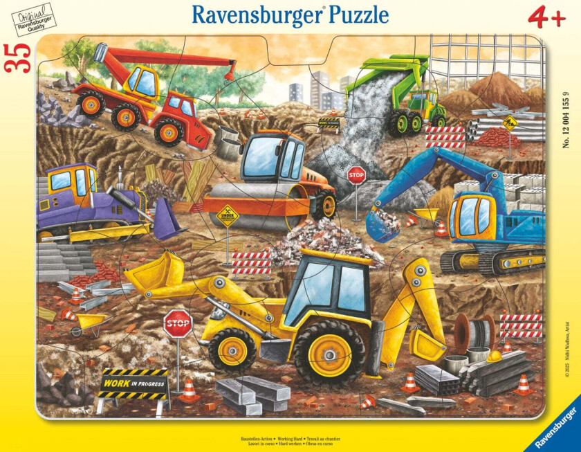 Puslespill 35 Jobber Hardt Ravensburger