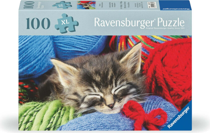 Puslespill 100 Ullkatt Ad Ravensburger