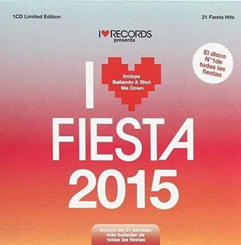 Diverse Artister I Love Fiesta 2015 CD