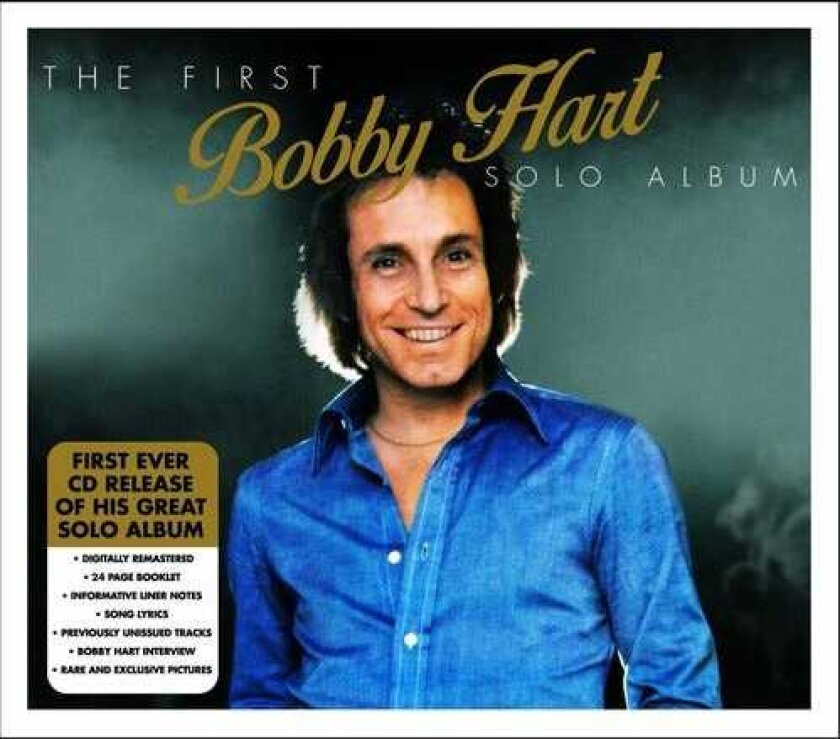 Bobby Hart First Bobby Hart Solo Album CD