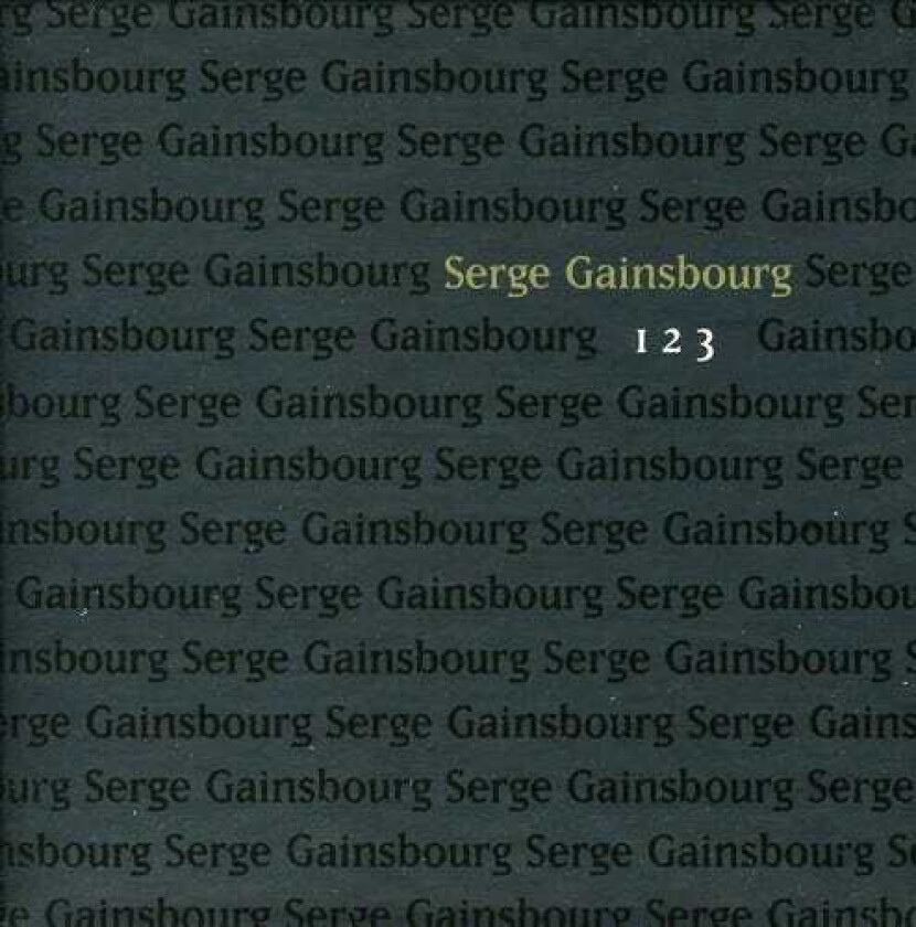 Serge Gainsbourg 123 CD