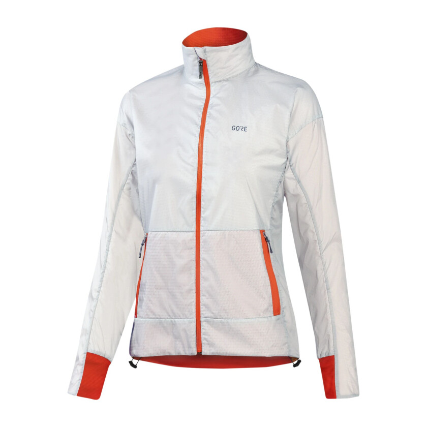 Drive Jacket Womens, løpejakke dame White/fireball