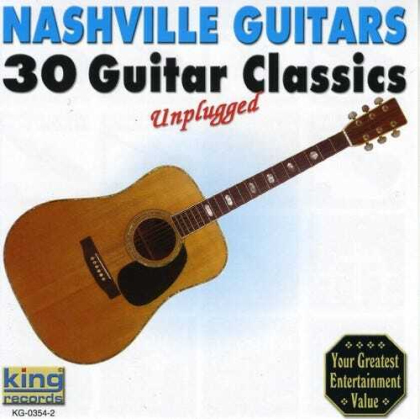 The Nashville Guitars 30 Guitar Classics Unplugged CD