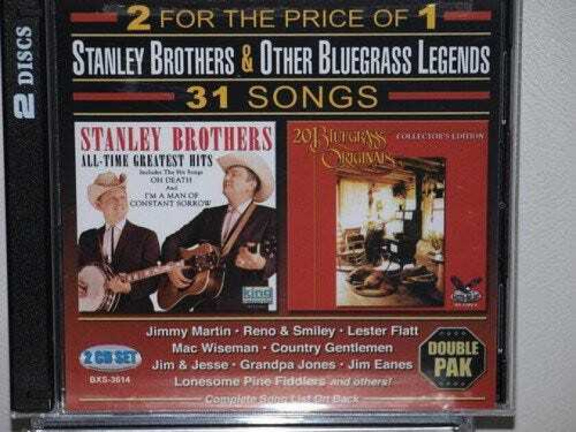 The Stanley Brothers Bluegrass Originals: All Time Greatest CD