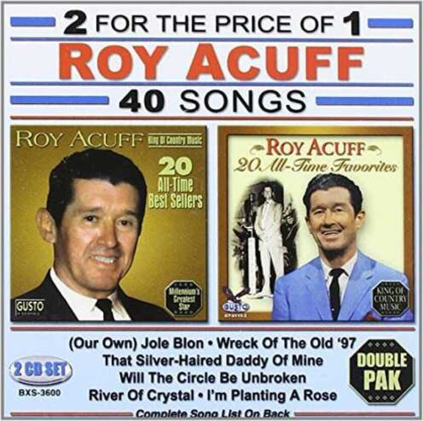 Roy Acuff 40 Songs CD