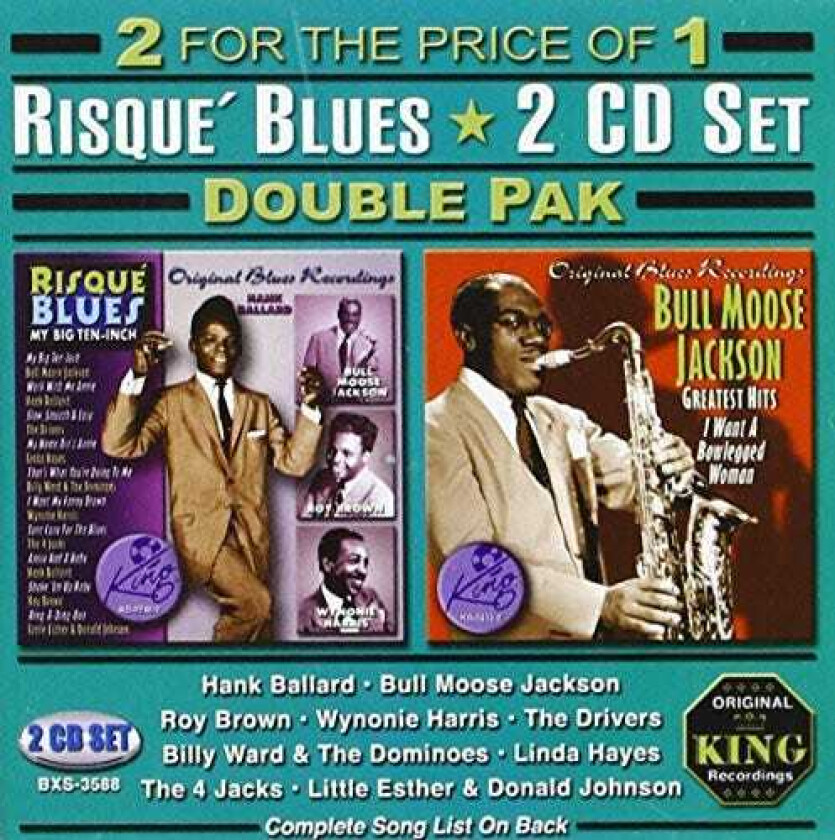 Diverse Artister Risque Blues Double Pak / Var CD