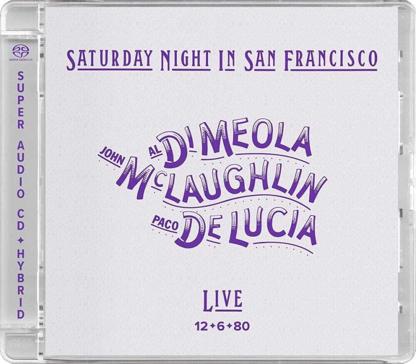 John McLaughlin Saturday Night In San Francisco CD