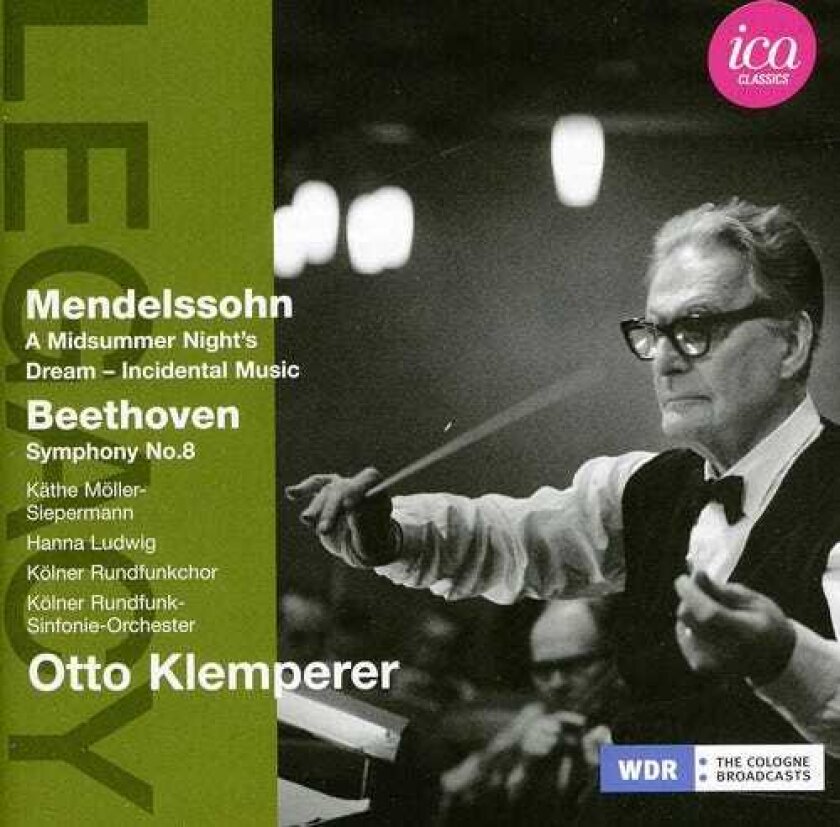 Otto Klemperer, Cologne Chamber Choir, Hanna Ludwig, K The M Ller Siepermann, Käthe Möller Siepermann Ica Classics Legacy CD