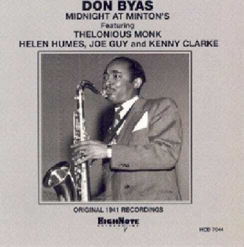 Don Byas Midnight At Minton's CD