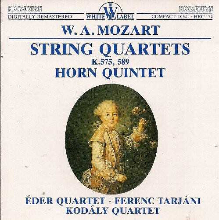 String Quartets K 575 589 Horn Quintet CD