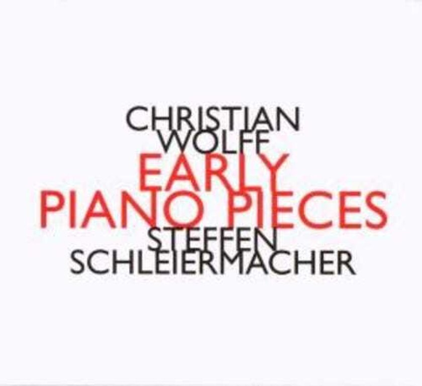 Christian Wolff Early Piano Pieces CD