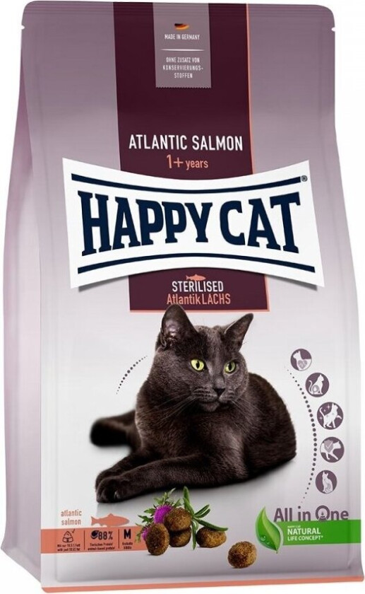 Happy Cat Sterilised Salmon (4 kg)